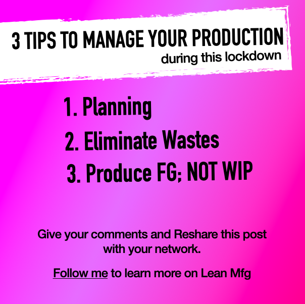 Tips to Manage Production